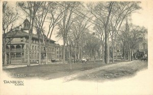 Connecticut Danbury Elmwood Park Convent undivided Postcard 22-6843