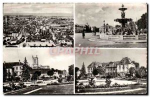 Troyes Modern Postcard General view Circus and fountain argence