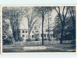 Unused 1940's BOXWOOD MOTEL Old Lyme - Near Groton & New London CT c6005