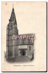 Postcard Chateaudun Old Church St Valerien