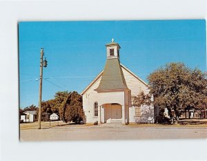 Postcard First Christian Church, Johnson City, Texas