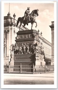 Berlin Denkmal Friedrich des Großen Vintage Photo Postcard by Otto Hagemann