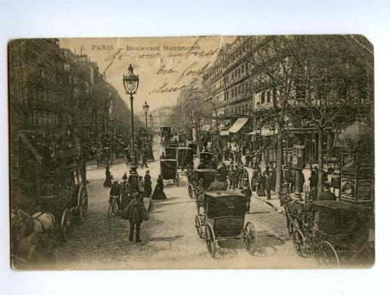 138568 France PARIS Bulevard Montmartre SIGNBOARDS ADVERTISING