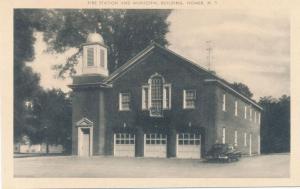 Homer, Cortland County NY, New York - Fire Station and Municipal Building