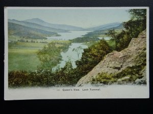 Scotland Pitlochry LOCH TUMMEL Queen's View c1906 Old Postcard