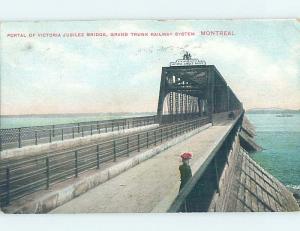 Divided-Back BRIDGE SCENE Montreal Quebec QC H8937