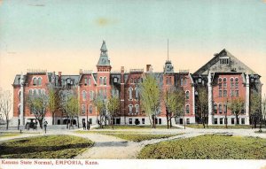 EMPORIA, KS Kansas   KANSAS STATE NORMAL SCHOOL~Main Building   c1910's Postcard