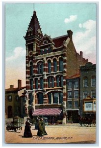 c1910's YMCA Building Auburn New York NY Unposted Postcard