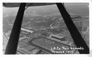 Pomona California LA Co Fair Grounds Real Photo Antique Postcard K104567