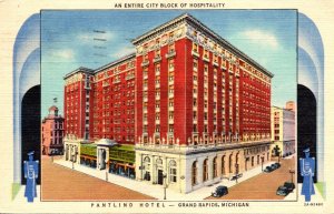 Michigan Grand Rapids Pantlind Hotel 1953