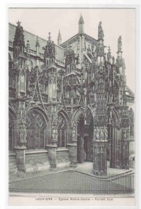 Eglise Notre Dame Portail Sud Louviers France postcard