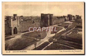 Old Postcard View of Acute Dead Set Remparts