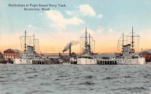 Battleships at Puget Sound Navy Yard, Bremerton, WA, USA Military Battleship ...