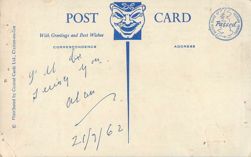 Comic Postcard Wedding humour illustration