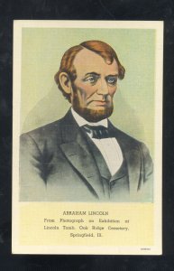UNITED STATES PRESIDENT ABRAHAM LINCOLN VINTAGE POSTCARD