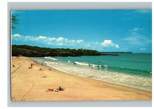 White Sand Beach On North Kona Coast Hapuna Beach State Park Hawaii Postcard