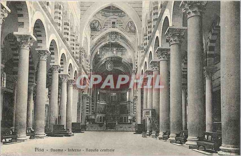 Postcard Old Cathedral Pisa-