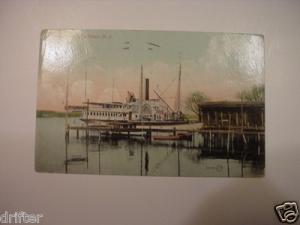 1911 River view Red Bank New Jersey NJ Postcard