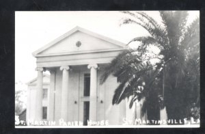 RPPC ST. MARTINVILLE LOUISIANA LA ST MARTIN PARISH HOUSE REAL PHOTO POSTCARD