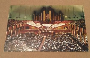 1960 USED POSTCARD TABERNACLE INT. CHURCH OF JESUS CHRISTOF LATTER DAY SAINTS