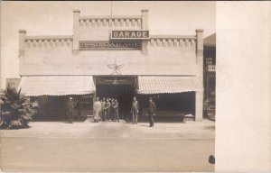 RPPC Long Beach California B&R GARAGE Auto Dealer American Ave  Postcard X10