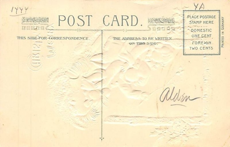 A Merry Chritmas Postcard