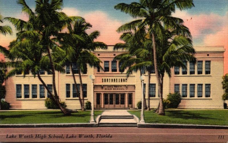 Florida Lake Worth High School 1956