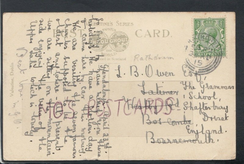 Genealogy Postcard - Owen - The Grammar School, Shaftesbury, Dorset  RF4375