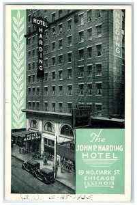 c1960's The John P. Harding Hotel Exterior Roadside Chicago Illinois IL Postcard