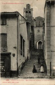 CPA AK Les Pyrénées - PRATS-de-MOLLO Rue Escalier Montant a L'Église (451259)
