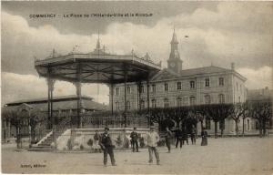 CPA COMMERCY - La Place de l'Hotel-de-Ville et le Kiosque (432408)