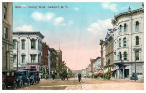 1154  NY  Lockport  Main Street looking West