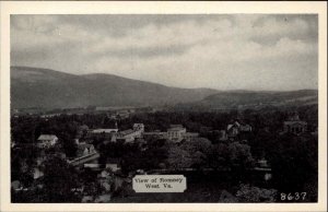 Romney West Virginia WV Bird's Eye View Vintage Postcard