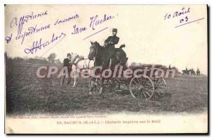 Postcard Old Saumur On Obstacle Imprevu Le Breil