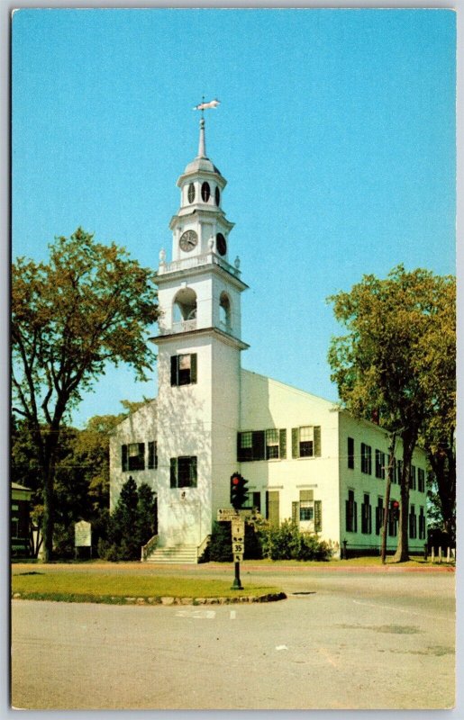 Vtg Kennebunk Maine ME First Congregational Parish Unitarian Church Postcard