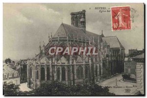 Postcard Nevers Old Church