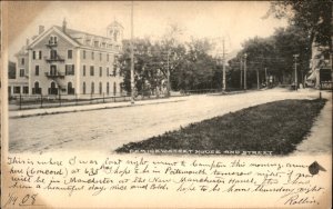 Plymouth New Hampshire Pemigewasset House Main St c1900-20s Vintage Postcard