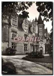 Postcard Modern Touraine Castle Loire Montresor I and L The courtyard fa?ade ...