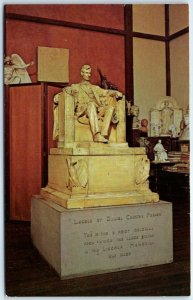 M-80820 Lincoln Statue in Daniel Chester French Studio Massachusetts