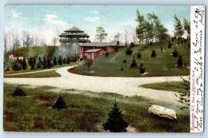 Rochester New York NY Postcard Scenic View In Highland Park 1905 Antique Trees