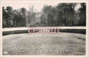 Old Postcard Compiegne Rethondes Armistice slab