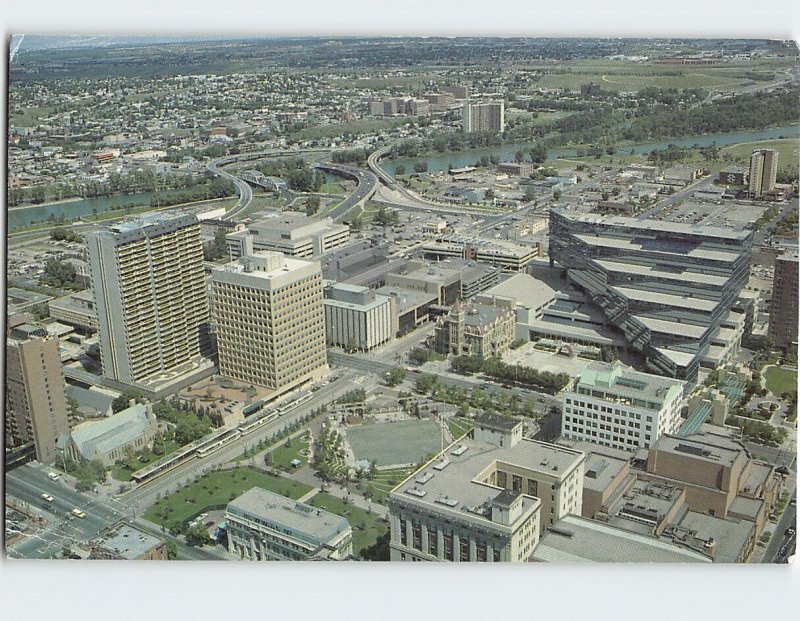 Postcard Aerial View of Northeast Calgary from the Calgary Tower Calgary Canada