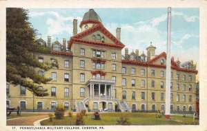 Pennsylvania Military College Chester Pennsylvania 1920s postcard