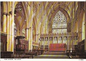 Yorkshire Postcard - York Minster - The Choir   AB852