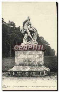 Old Postcard Rambouillet Chateau De Milo of Group Crotones by Puget