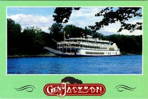 Nashville, TN Tennessee  GENERAL JACKSON SHOWBOAT River Cruises  4X6 Postcard