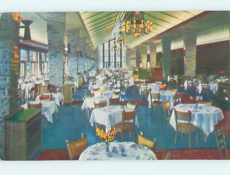 Pre-1980 LODGE RESTAURANT Jasper Alberta AB G8366