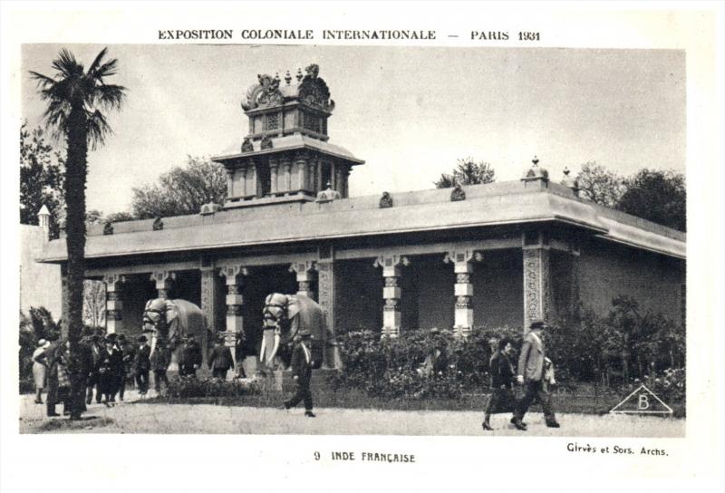 11054   Paris  1931  Exposition Coloniale Int. -Inde Francrise
