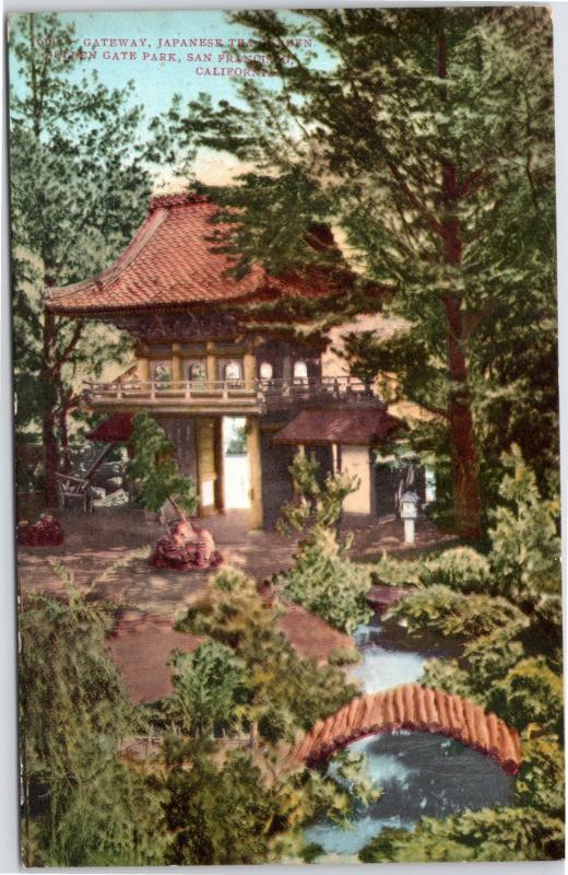 postcard - San Francisco Gateway Japanese Tea Garden