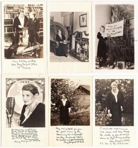 Mary Margaret McBride Radio Show Lot of 12 Real Photo Postcards 1938-1952